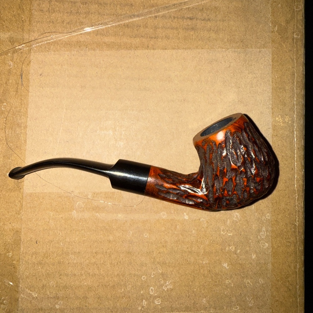 Vintage Albanian Handmade Olive tree wood Tobacco Pipe new never used